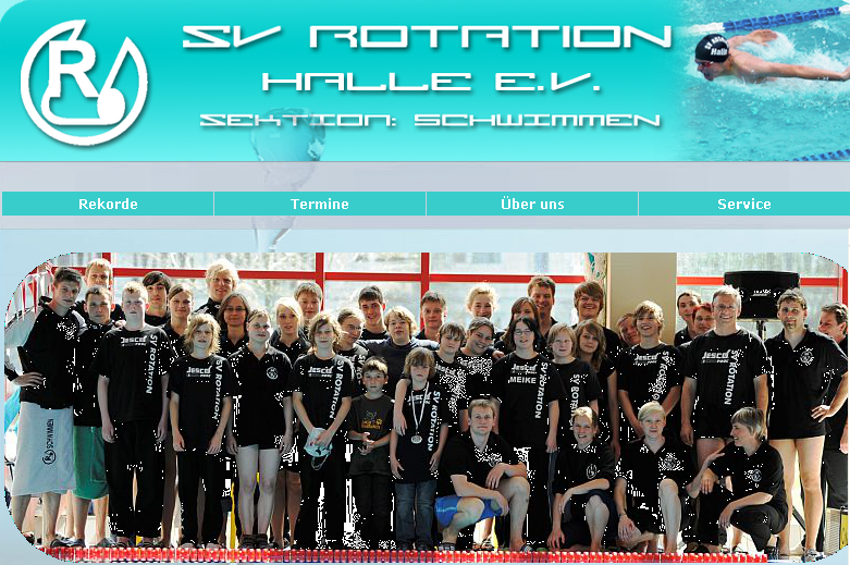 Homepage unserer Schwimmer